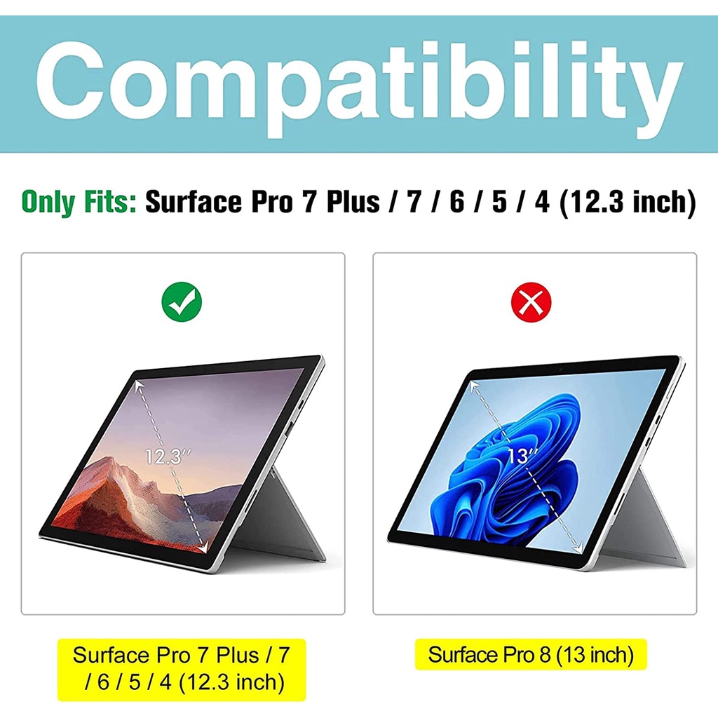 Phim lọc quyền riêng tư Màng Lọc Bảo Vệ Màn Hình Chống Nhìn Trộm Cho 12.3 Inch Surface Pro 7 Plus Pro 7 Pro 6 Pro 5 Pro 4 Pro 3 Go 1 2 3