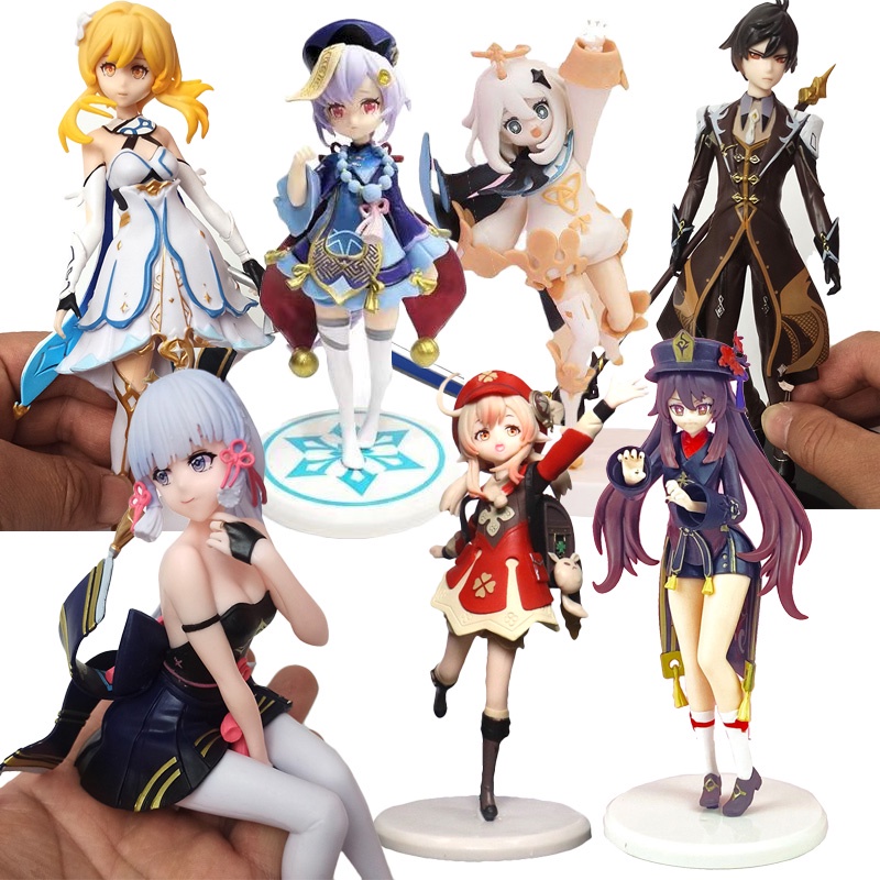 Mô Hình Nhân Vật Qiqi Lumine Aether Klee Trong Genshin Va Chạm