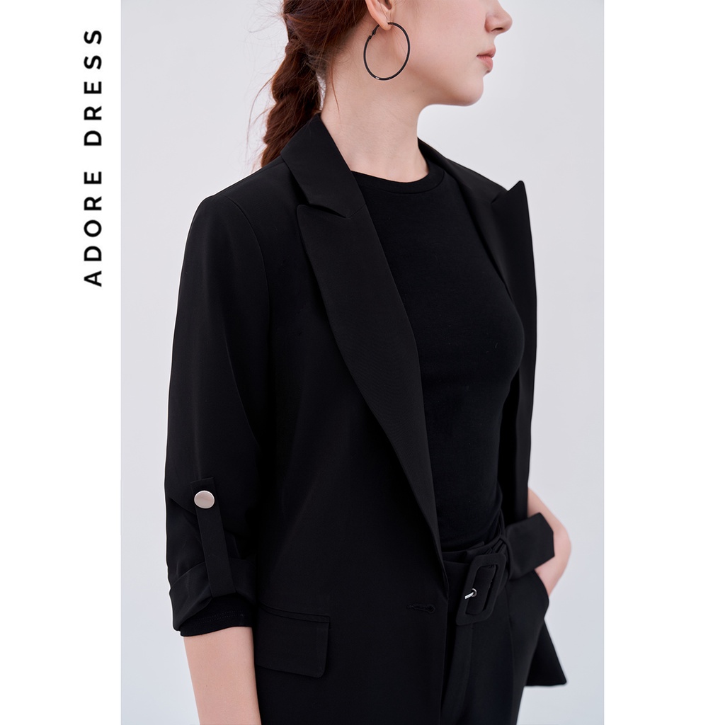 Blazer cổ 2 ve chéo tay lỡ đính cá tay 4 màu 2BL1004 ADORE DRESS