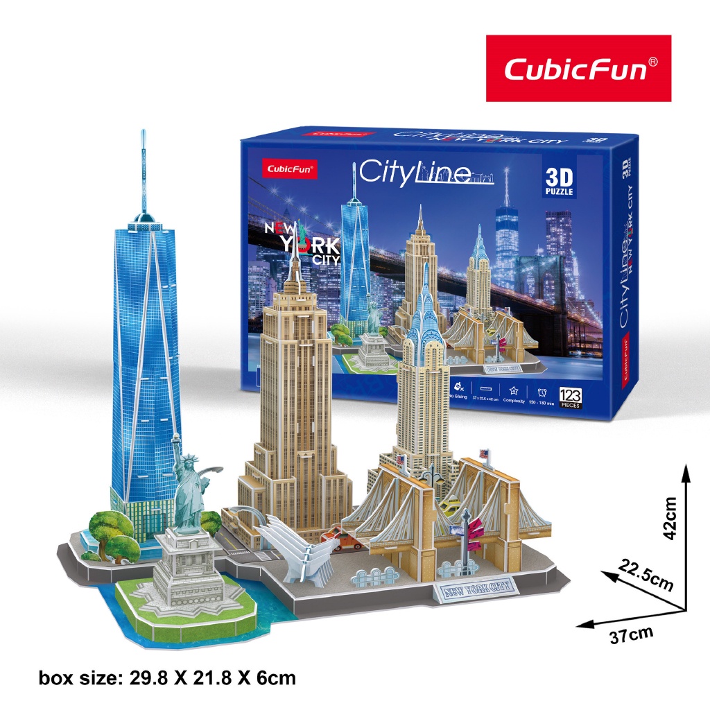 Trò chơi xếp hình 3d đồ chơi giấy thành phố thu nhỏ london paris new york moscow trò chơi xây dựng nổi tiếng đồ chơi cho trẻ em