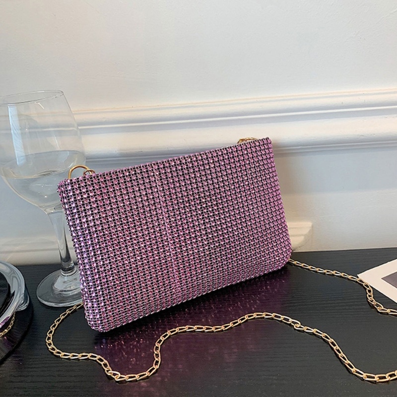 Túi Đeo Chéo Vai Lấp Lánh Dây Xích Dành Cho Nữ Dự Tiệc Cocktail