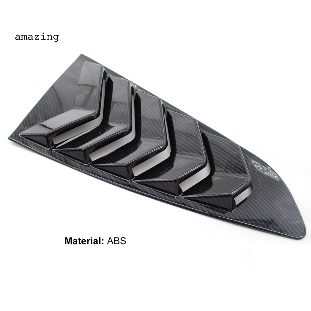 Bộ 2 Khung Cửa Sổ Bên Hông Họa Tiết Sợi Carbon Cho Ford Mustang 15-17