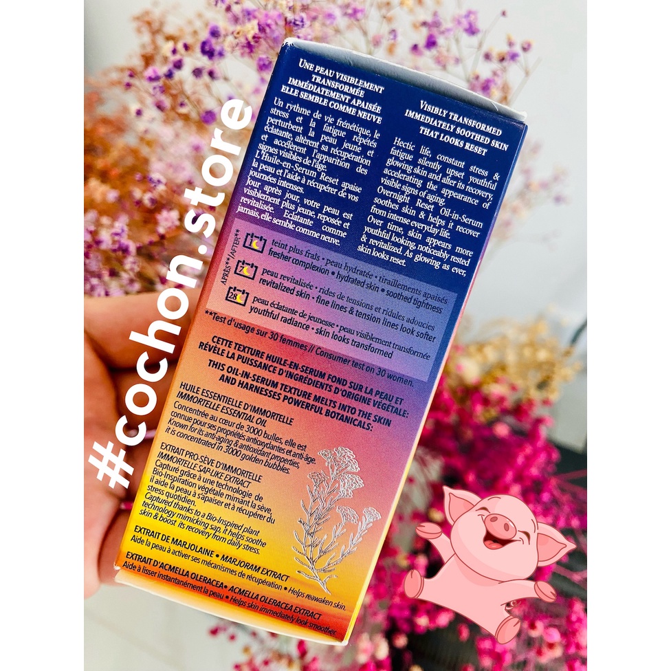 L'Occitane Tinh Chất Tái Sinh Quyền Năng Reset Night Serum 30ml/5ml