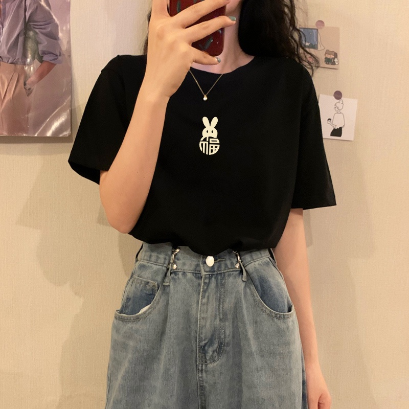 NRVP Áo thun 100% cotton tay ngắn dáng suông in họa tiết trẻ trung thời trang unisex size 5XL