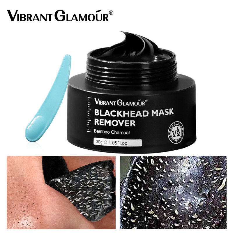 Hũ 30gr lột mụn than tre, bùn khoáng Vibrant Glamour Blackhead Remover Mask