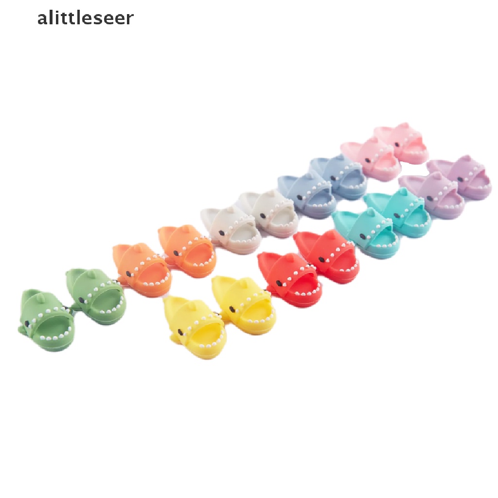 1 Đôi Giày Hình Cá Mập Dễ Thương Cho Búp Bê 1 / 12 BJD OB11