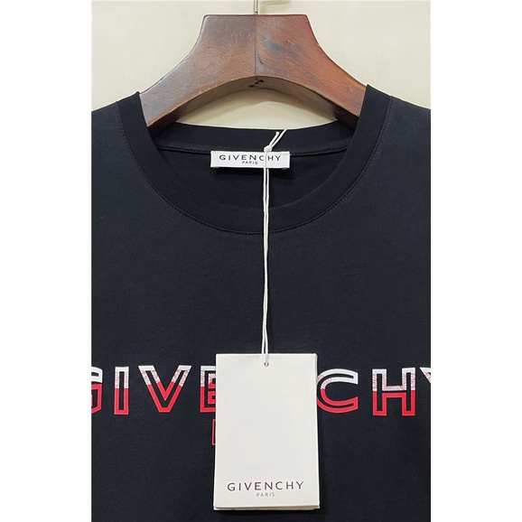 Áo Thun cotton Tay Ngắn Cổ Tròn In Họa Tiết monogram Thời Trang Mùa Hè Cho Nam Giới G1venchy Size S-4XL