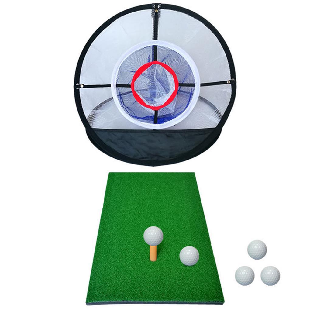 Bộ Lưới Tập Đánh Golf Trong Nhà Kèm 5 Quả Bóng Golf Có Thể Gấp Gọn Tiện Lợi