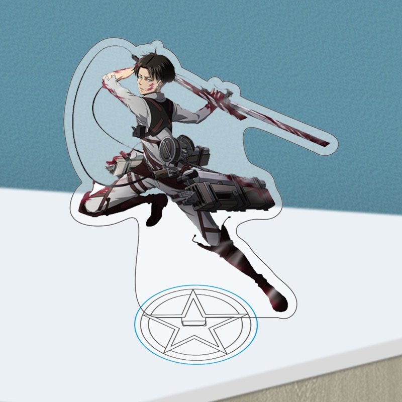 Mô Hình Nhân Vật Shingeki No Kyojin Anime Attack On Titan Đứng Được Để Bàn Trang Trí