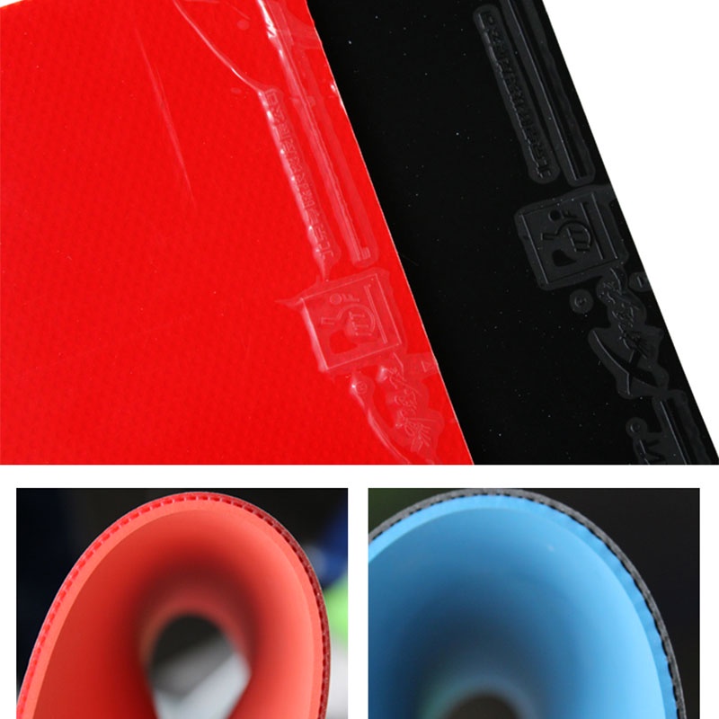 Xvt Vợt Bóng Bàn Bằng Cao Su Có Vòng Xoay Chính Hãng ITTF Kèm Mút Xốp Cho Ping Pong