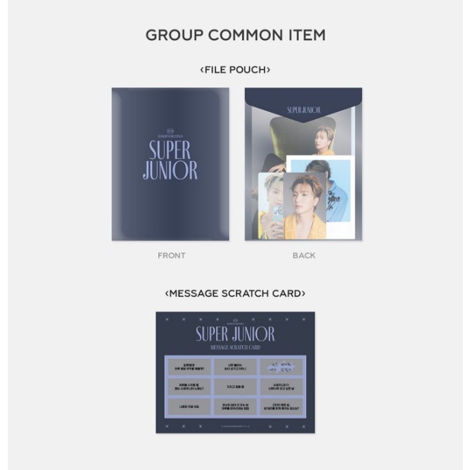 Super JUNIOR 2023 SEASON GREETING SMCU Photo Set
