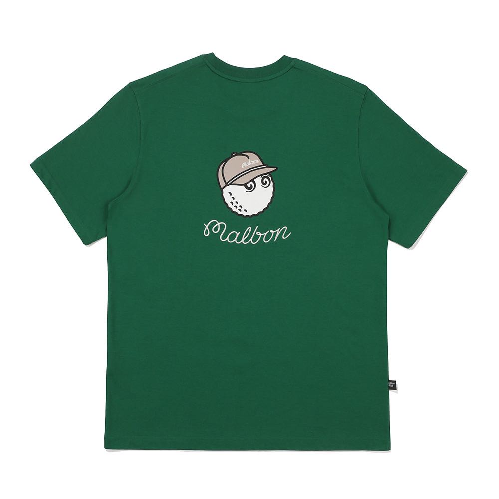 Áo Thun cotton Malbon Tay Ngắn Cổ Thuyền Phong Cách Hàn Quốc Cho Nam Và Nữ