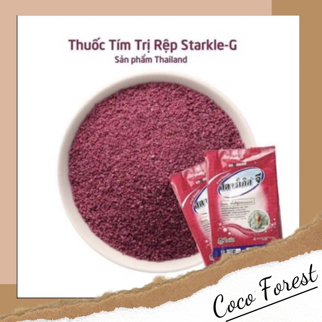 THUỐC TÍM TRỊ RỆP CHO SEN ĐÁ ❌ FREE SHIP ❌ THUỐC TÍM THÁI LAN GÓI NHỎ 10g