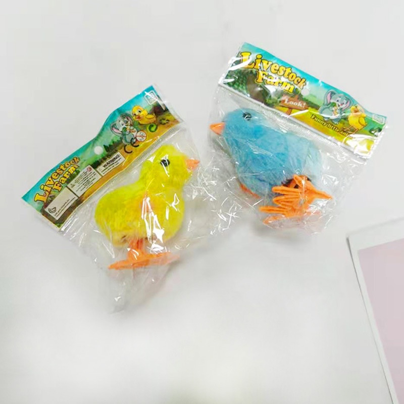 Đồ chơi gà con chạy bằng dây cót cho bé vui chơi  H057