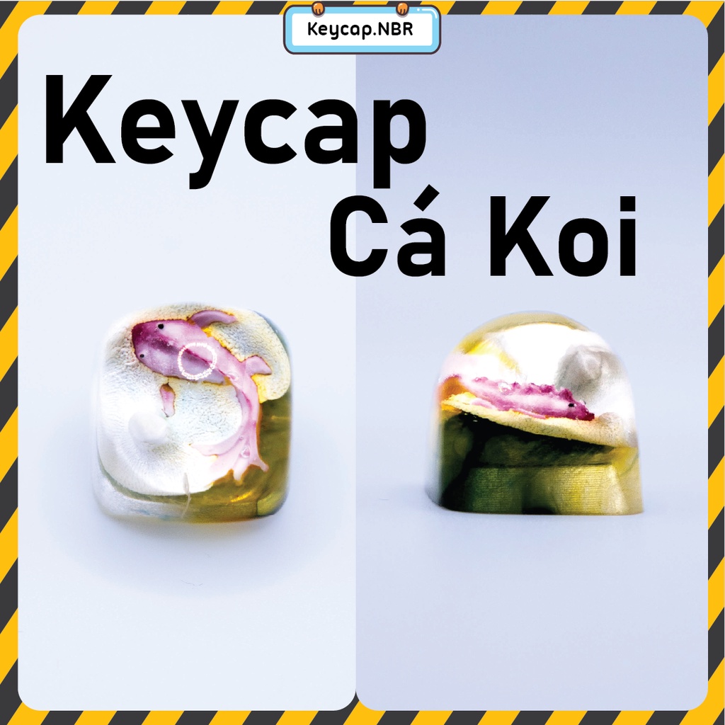 Keycap Cá Koi Profile DOM, SA R1 trang trí bàn phím cơ