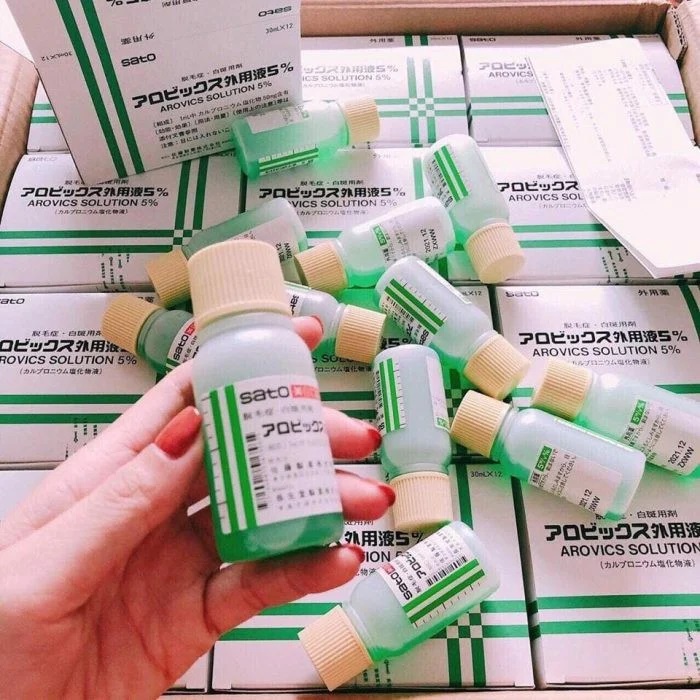 Tinh Chất Thảo Dược Kích Thích Mọc Tóc Sato Arovics Solutions 5% - 30ml