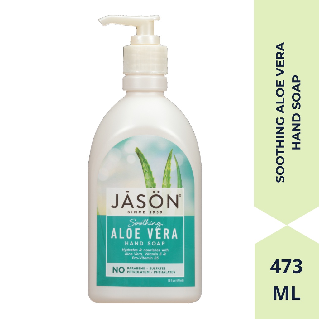 Sữa rửa tay JASON SOOTHING ALOE VERA HAND SOAP