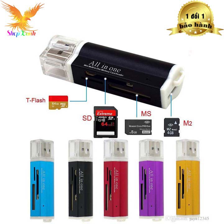 Đầu đọc thẻ nhớ tốc độ cao All in one (Đọc các loại thẻ nhớ)