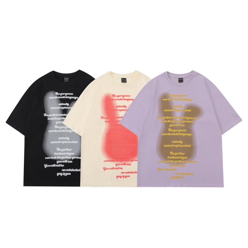 Áo thun phông unisex Bunny cao cấp TSS3523 by COCCACH