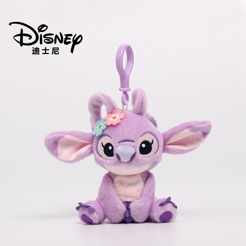 Búp Bê Nhồi Bông Hình Stitch Disney Treo Túi Đi Học / Móc Khóa