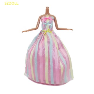 1 Đầm Cưới Cho Búp Bê 30cm