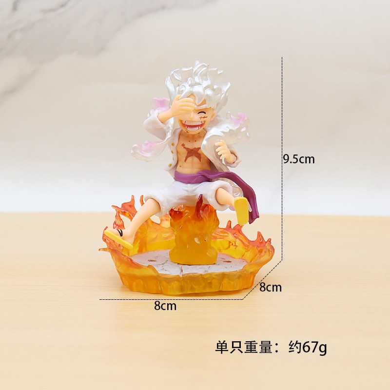 Mô Hình Nhân Vật Luffy Trong One Piece GK5 Luffy Sun God Nika Gear 5