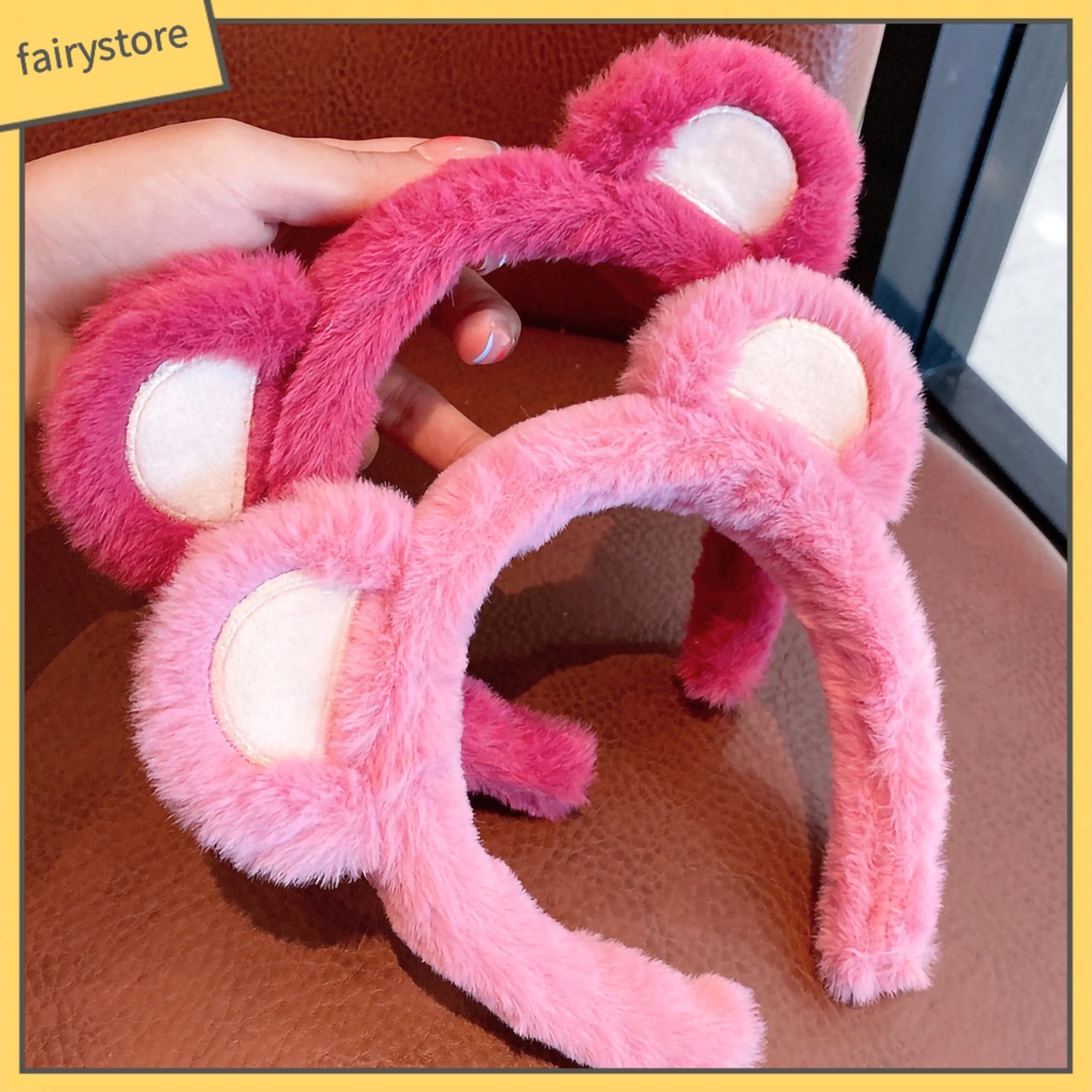 Băng Đô Cài Tóc Tai Gấu Bông Co Giãn Chống Trượt Dễ Thương Dành Cho Nữ [Fairy1]