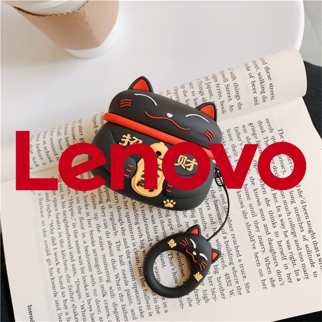 Vỏ bảo vệ hộp sạc tai nghe LENOVO sunflower chống sốc kiểu dây rút phong cách Nhật thích hợp cho airpods pro