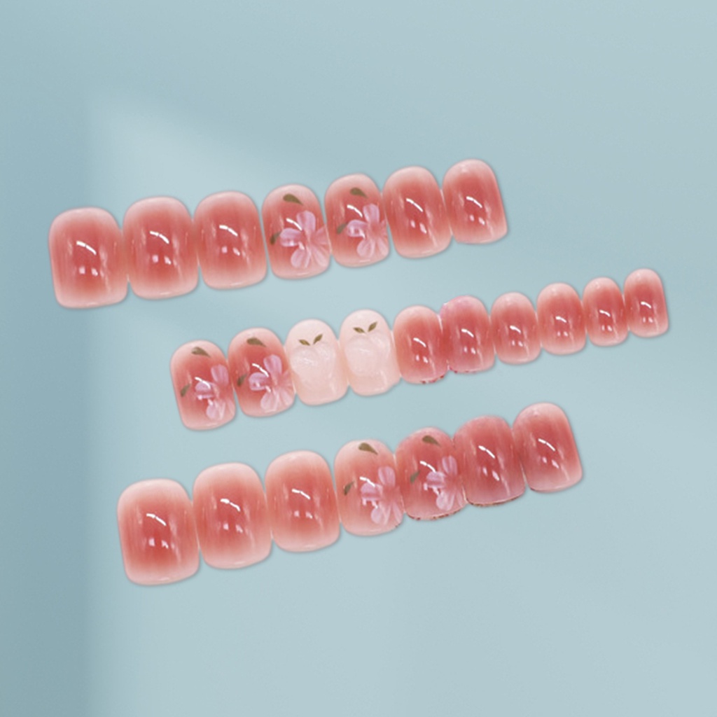 1 Bộ Móng Tay Giả Che Phủ Toàn Diện Dễ Dàng Tẩy Trang DIY