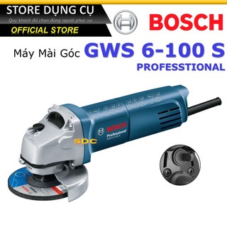 710w máy mài góc 100mm bosch gws 6-100 s | máy cắt cầm tay công tắc đuôi gws 6-100s