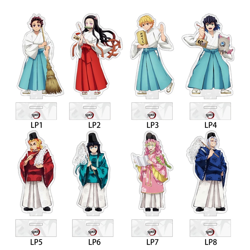 Mô Hình Nhân Vật Kimetsu No Yaiba Zenitsu Tanjirou Đứng Được