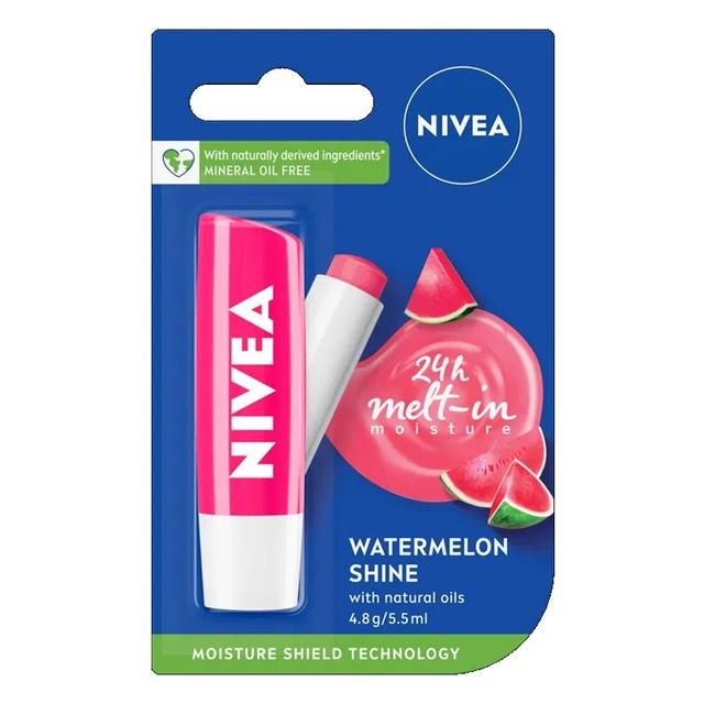 Son dưỡng Nivea 24h Melt-in Moisture Watermelon Shine