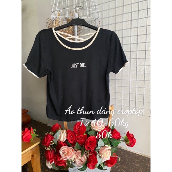 Áo thun dáng croptop