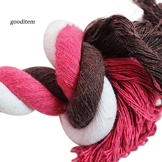 Đồ Chơi Dây Cotton Bện Thắt Nút Nhiều Màu Sắc Vui Nhộn Cho Thú Cưng