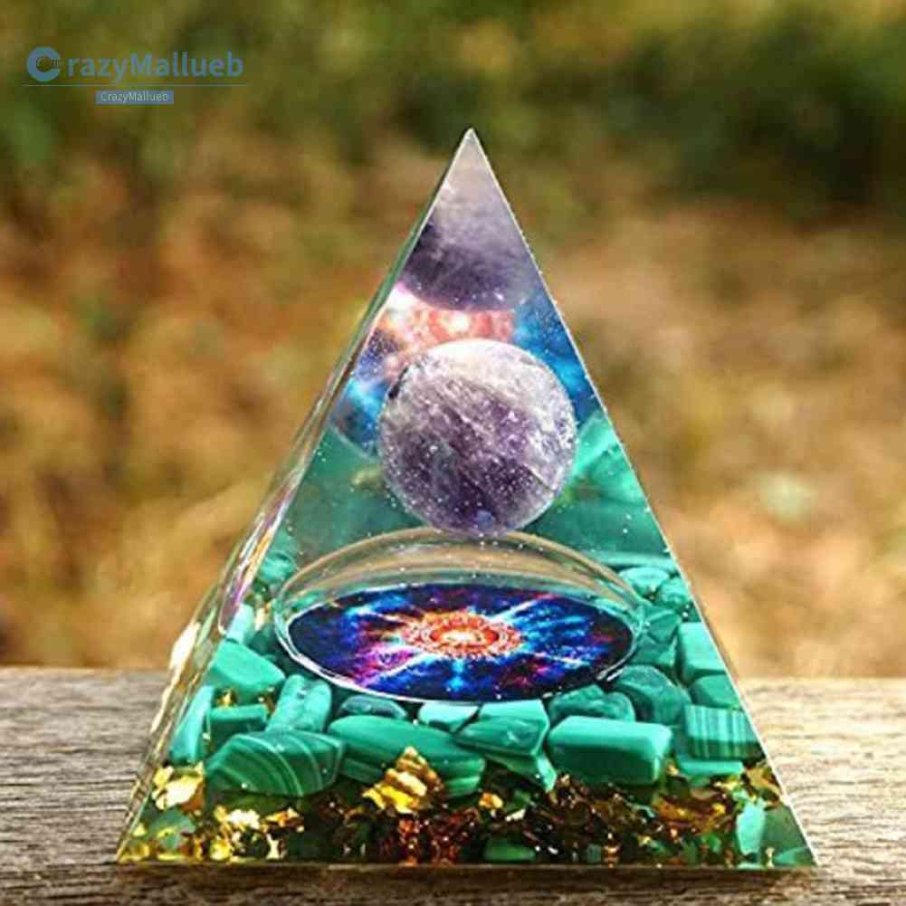 Kim Tự Tháp Orgonite Resin Epoxy Resin Năng Lượng Chữa Bệnh Trang Trí