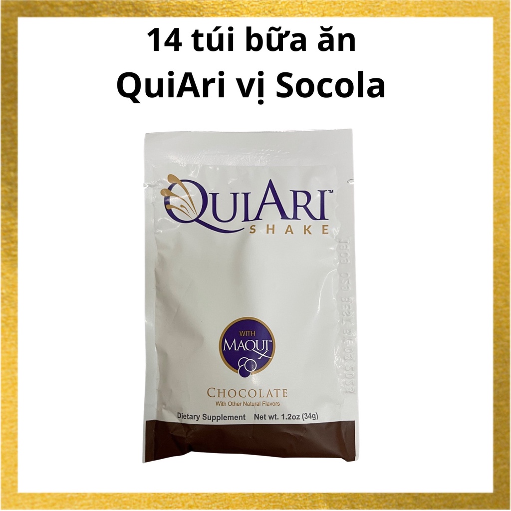 Quiari shake bữa ăn cân bằng chuyển hoá (14 bữa)