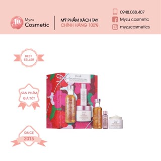 Bộ dưỡng da Fresh Rose Deep Hydration Trio Set