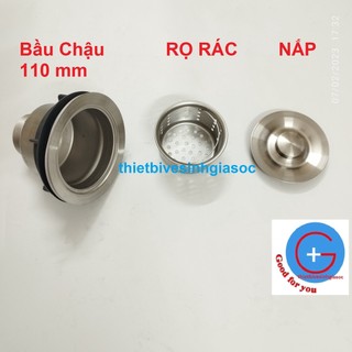 Rọ rác và nắp rọ rác inox chậu rửa bát hàng dày đẹp giá rẻ |rọ đựng lọc rác bồn rửa chén |