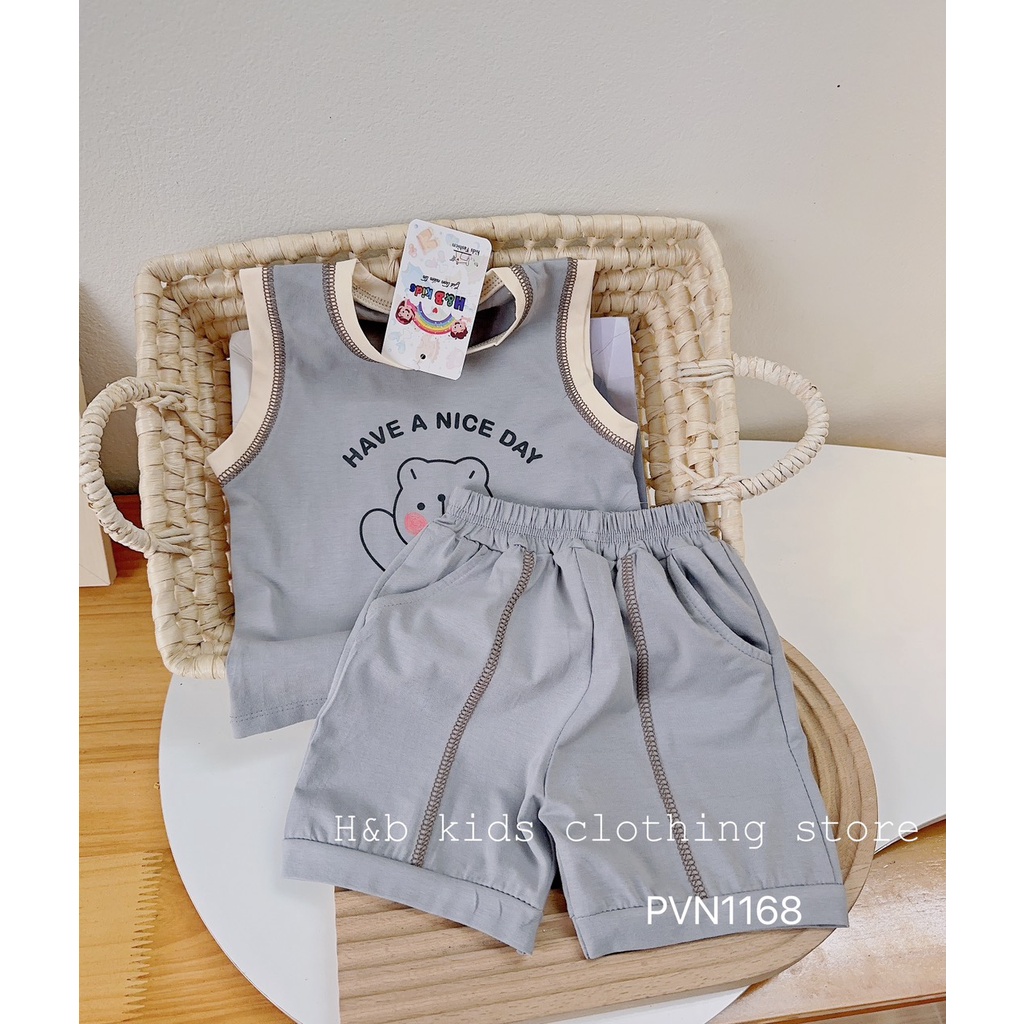 Bộ gấu HAVE A NICE DAY bé trai