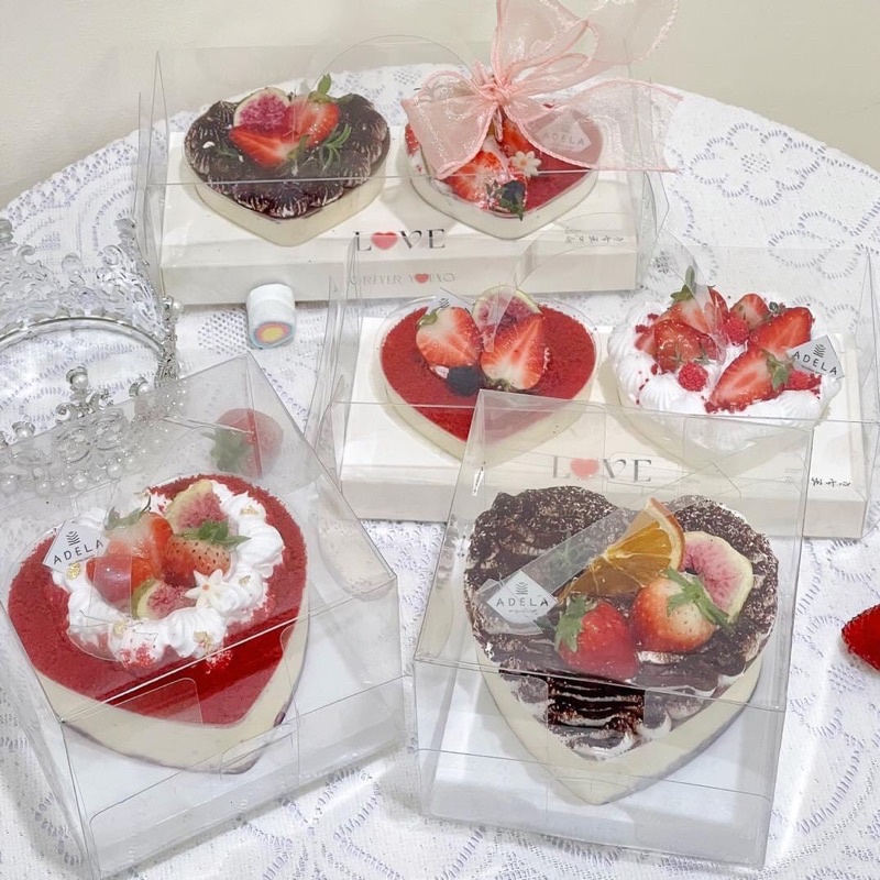 Bánh sinh nhật mini hình tim - bento cake ADELA Bakery