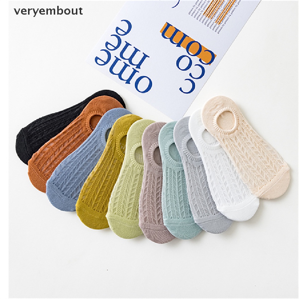 Vớ Thuyền Chống Trượt Thoáng Khí Thời Trang Mùa Hè Cho Nữ