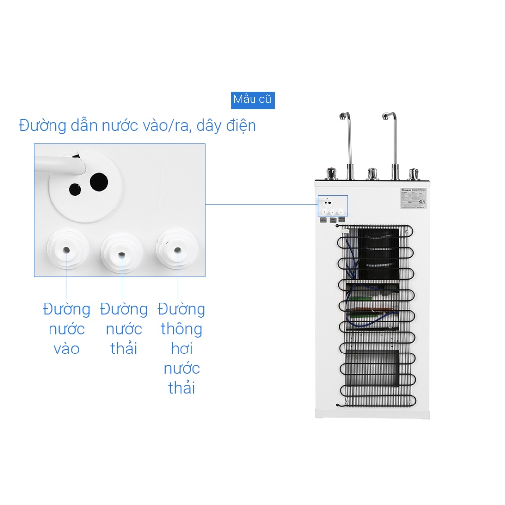 Máy lọc nước R.O nóng nguội lạnh Hydrogen Kangaroo KG10A4VTU 10 lõi - Điện Máy Tại Kho