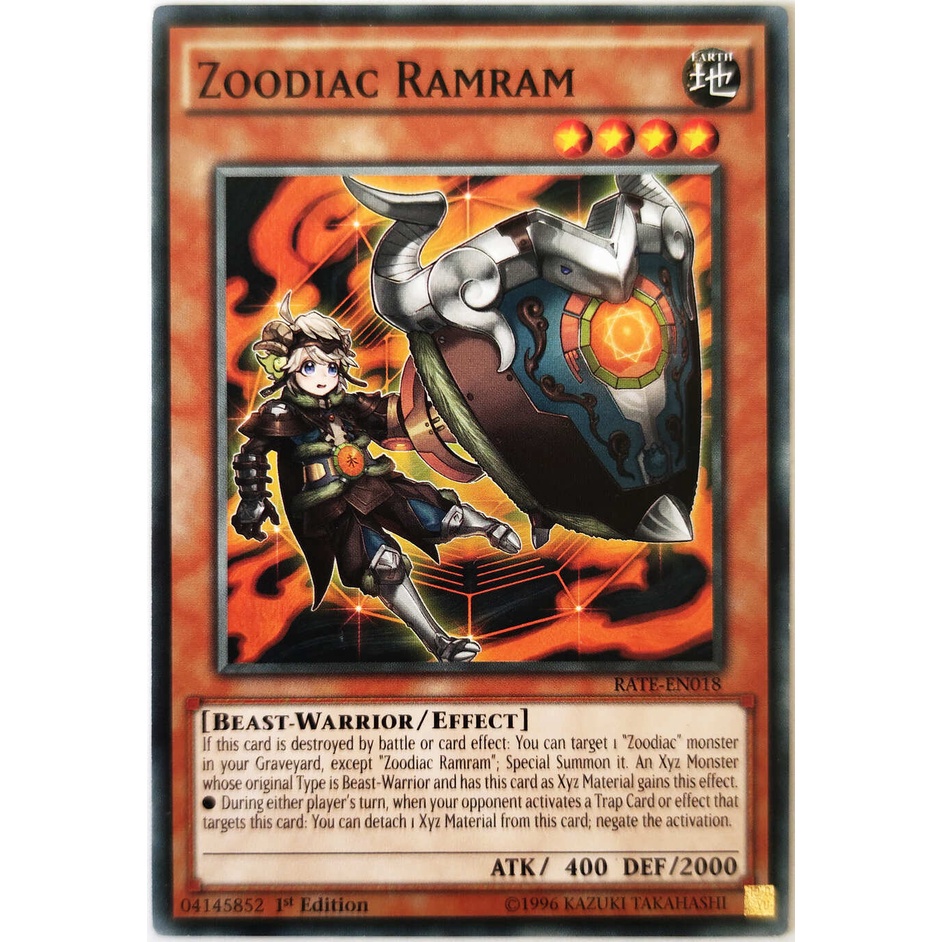 [Thẻ Yugioh] Zoodiac Ramram |EN| Common