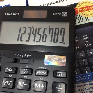 Máy Tính CASIO J-120F (Chính Hãng 100%)