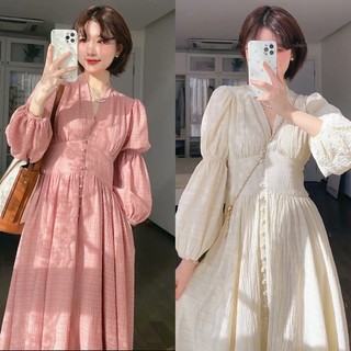 [KÈM ẢNH CẬN CHẤT VẢI] HANNA TIE DRESS - Đầm thiết kế by Dreamy