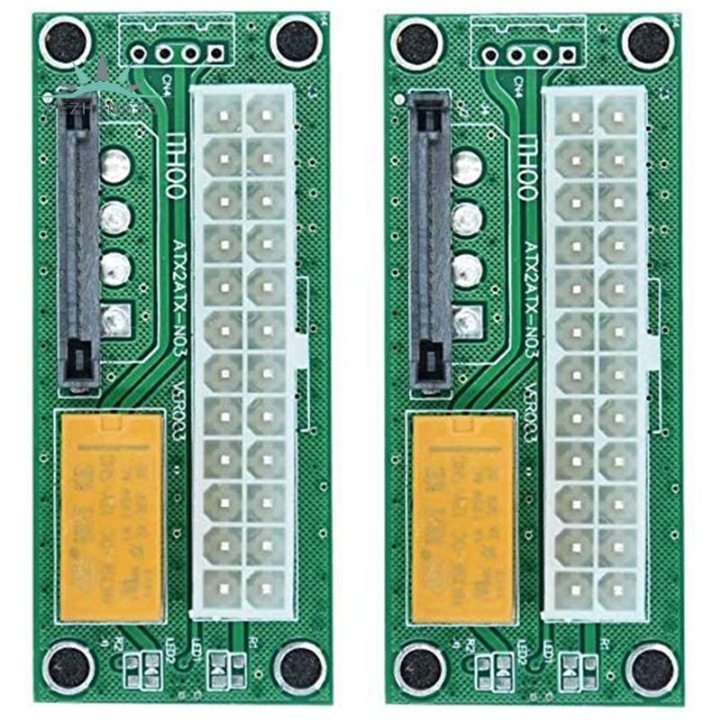 Bảng Mạch Cấp Nguồn Add2PSU Chuyển Đổi ATX 24Pin Sang SATA Dual PSU