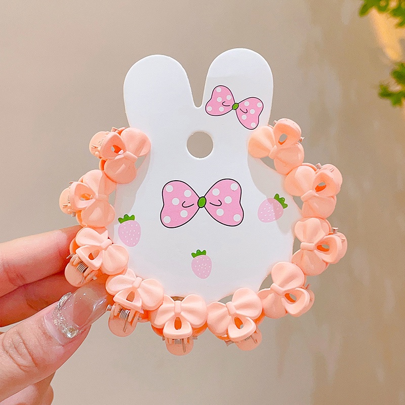 Set 10 Kẹp Tóc Nhỏ Nhiều Màu Sắc Dễ Thương Cho Bé Gái