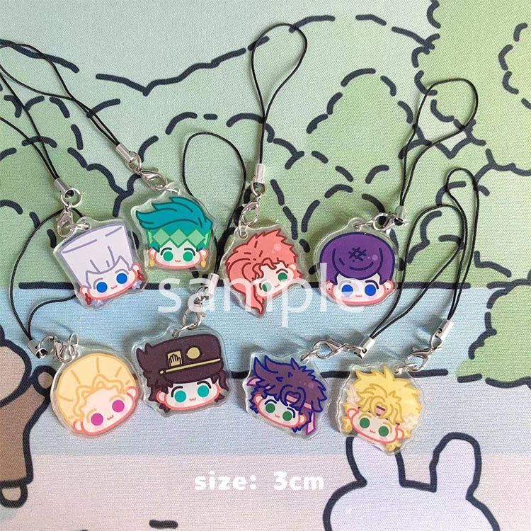 Mặt Dây Chuyền Bằng Acrylic Hình Nhân Vật Anime Jojo 'S Bizarre Adventure