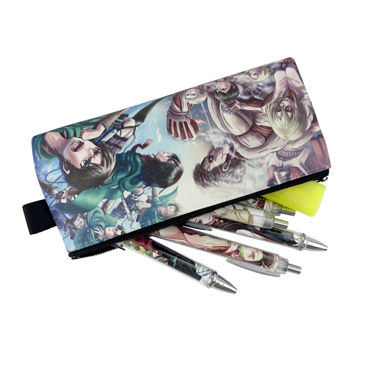 Hộp Bút Da PU In Hình Siêu Anh Hùng Marvel Avengers Dễ Thương Cho Bé