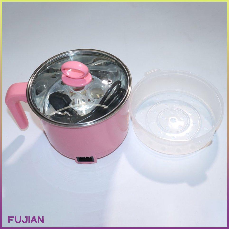 Nồi cơm điện 1.8L bằng thép không gỉ có xửng hấp canh [D/16]